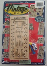 Peg Game Vintage Toys Real Wood Board Ja-Ru Inc. 2016 Basketball