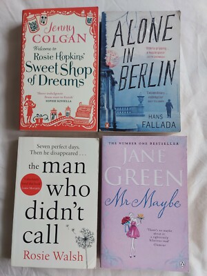 Fiction Paperback Books.. Bundle X4.. USED..