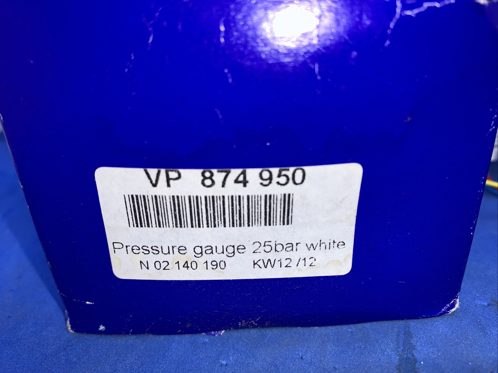 Volvo penta oil pressure gauge, white face, P/N VP 874 950 eBay