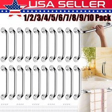 Stainless Steel Grab Bar Bathroom Safety Handicap Shower Tub Handle Support Lot