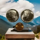 2022 P&D KENNEDY HALF DOLLAR  2 Coins Plus Free 1976 BU Lincoln Cent W/ Purchase