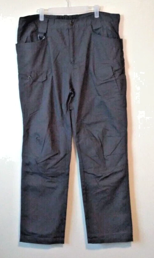 Tactical Utility Mens Cargo Pants Gray Quick Dry Hiking Outdoor Pants Size 3X