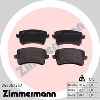 Zimmermann BremsbeläGe Hinten (24606.175.1) FüR Audi A4 B8 A5 Q5 Allroad |
