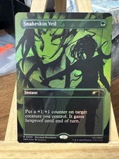 MTG *Snakeskin Veil Foil X1* (NM) Standard Showdown Promo Magic the Gathering