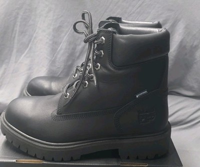 Timberland PRO Direct Attach 6'' WP Steel Toe Work Boot Black Men SZ 9 NWB Defect