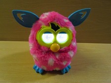 Superb FULLY Working FURBY BOOM White/Pink Polka Dot (Video in listing) FREE P+P