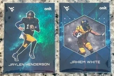 2025 ONIT ATHLETE West Virginia Mountaineers Football Gravity *Pick Insert Card*