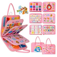 Toddler Busy Board Montessori Toys, Sensory Board Busy Book, Toys for Toddler...