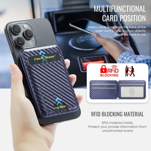 Universal Geldbörse Stick-On Handy RFID Block Kartenhalter Ständer Etui - Bild 110 von 120