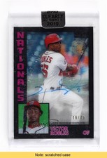 2019 Clearly Authentic 1984 Design Black 16/75 Victor Robles Auto READ 0fa7
