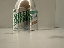 Vintage L’eggs Silver Egg Sheer Energy Pantyhose Jet Black  Size B All Sheer