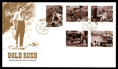 Mayfairstamps New Zealand FDC 2006 gold rush First Day Cover aaw_49069