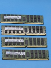 128GB Total - 4x SAMSUNG M393A4K40BB0-CPB 32GB 2RX4 PC4-2133P-RA0-10-DC0 ECC RAM