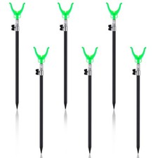 6 Pcs Extendable Fishing Rod Holder for Ground Fishing Pole Holders Surf Catf...