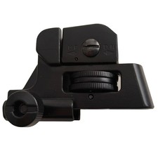Metal Rear Sight No Carry Handle Is Rear Sight Picatinny Weaver Rail Mount Black