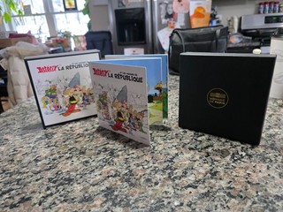 Set Of 24 2015 Paris Mint Asterix Values Of The Republic Silver 10 Euro Coin Set