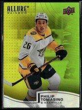 Philip Tomasino 2021-22 Upper Deck Allure #R-7 Rainbow Yellow-Green Predators