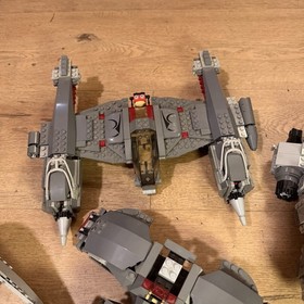 LEGO Star Wars Lot Rogue Shadow 7672 Droid Gunship 75042 V-Wing Sith Infiltrator