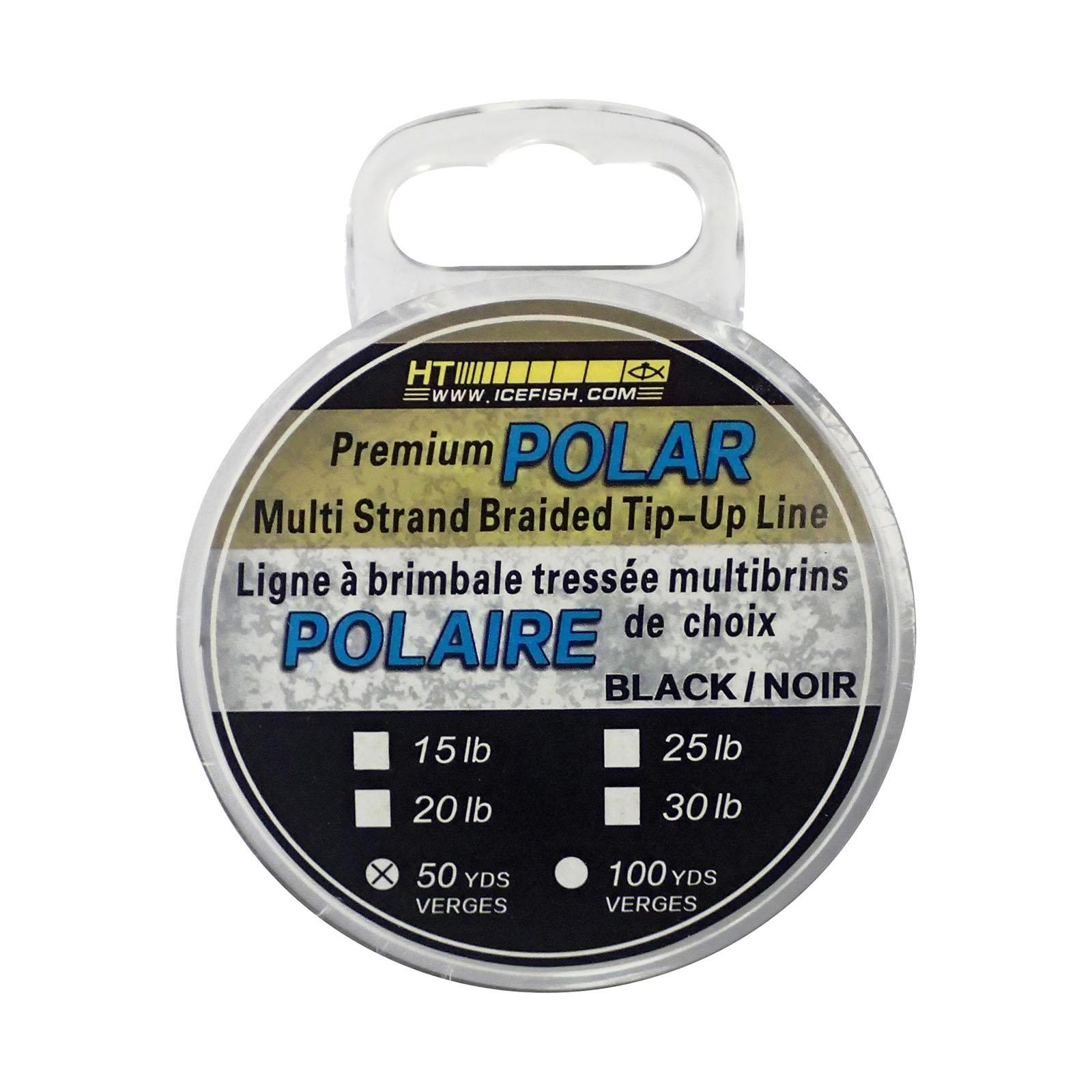 HT Enterprises Polar Ice Braided Tip-Up Line
