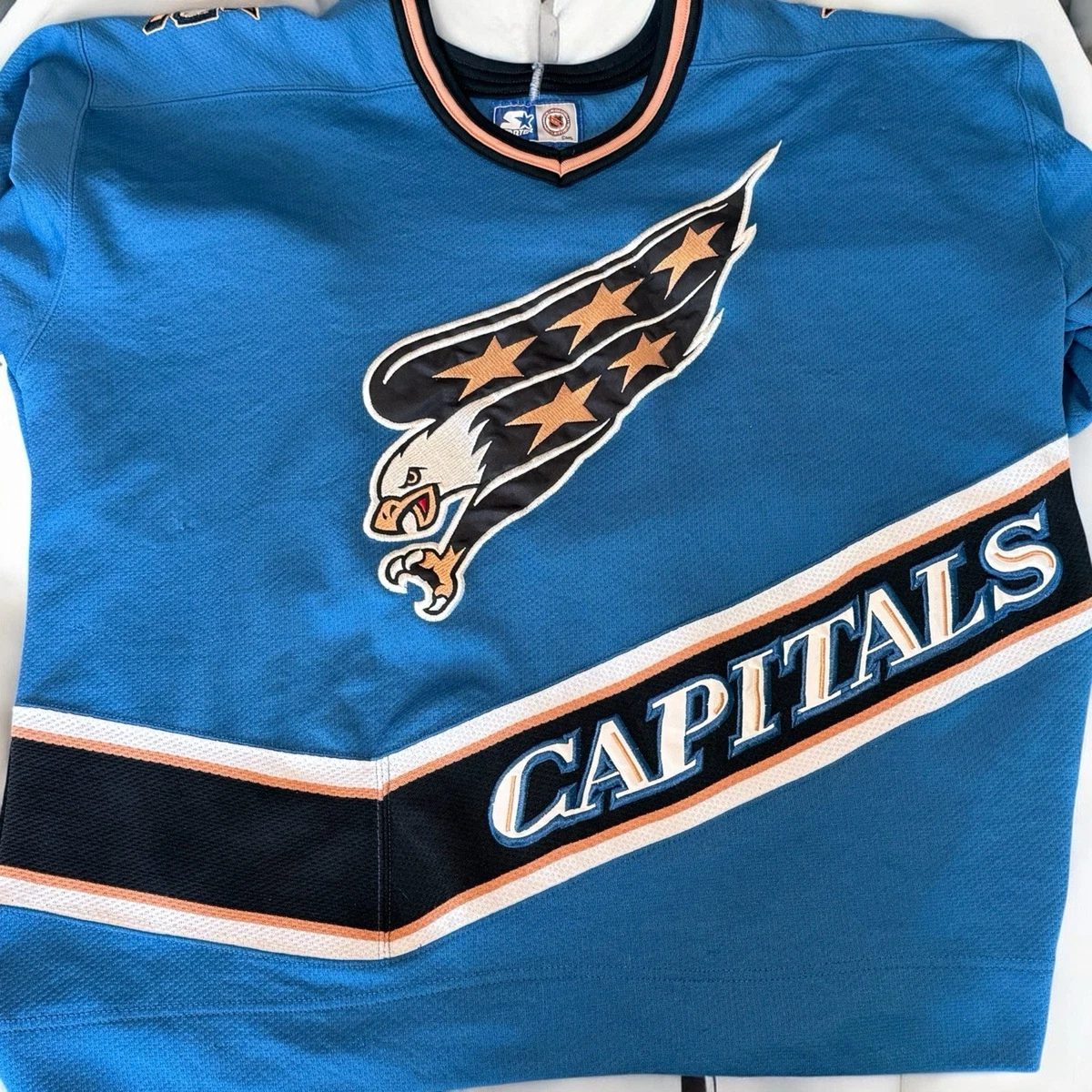 Maillot De Hockey Vintage Starter - Spell Out - Taille M - Fabriqué En Corée - Très Bon état
