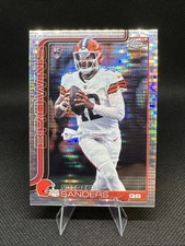 2025 Topps Chrome Shedeur Sanders Pulsar Refractor #315 Browns RC Rookie