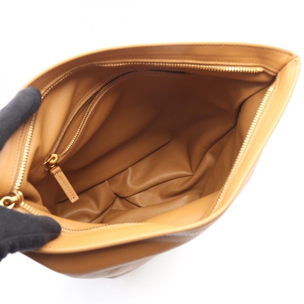 Bottega Veneta BV Twist Leather Handbag Brown Women Used Authentic thumbnail 3