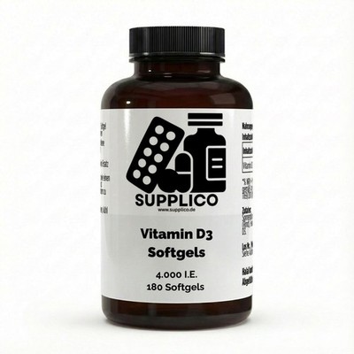 Vitamin D3 4.000 IE - 180 Softgels
