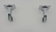 Vintage Hall-Mack #694 Chrom Bathroom Square Towel Bar Posts Only Used