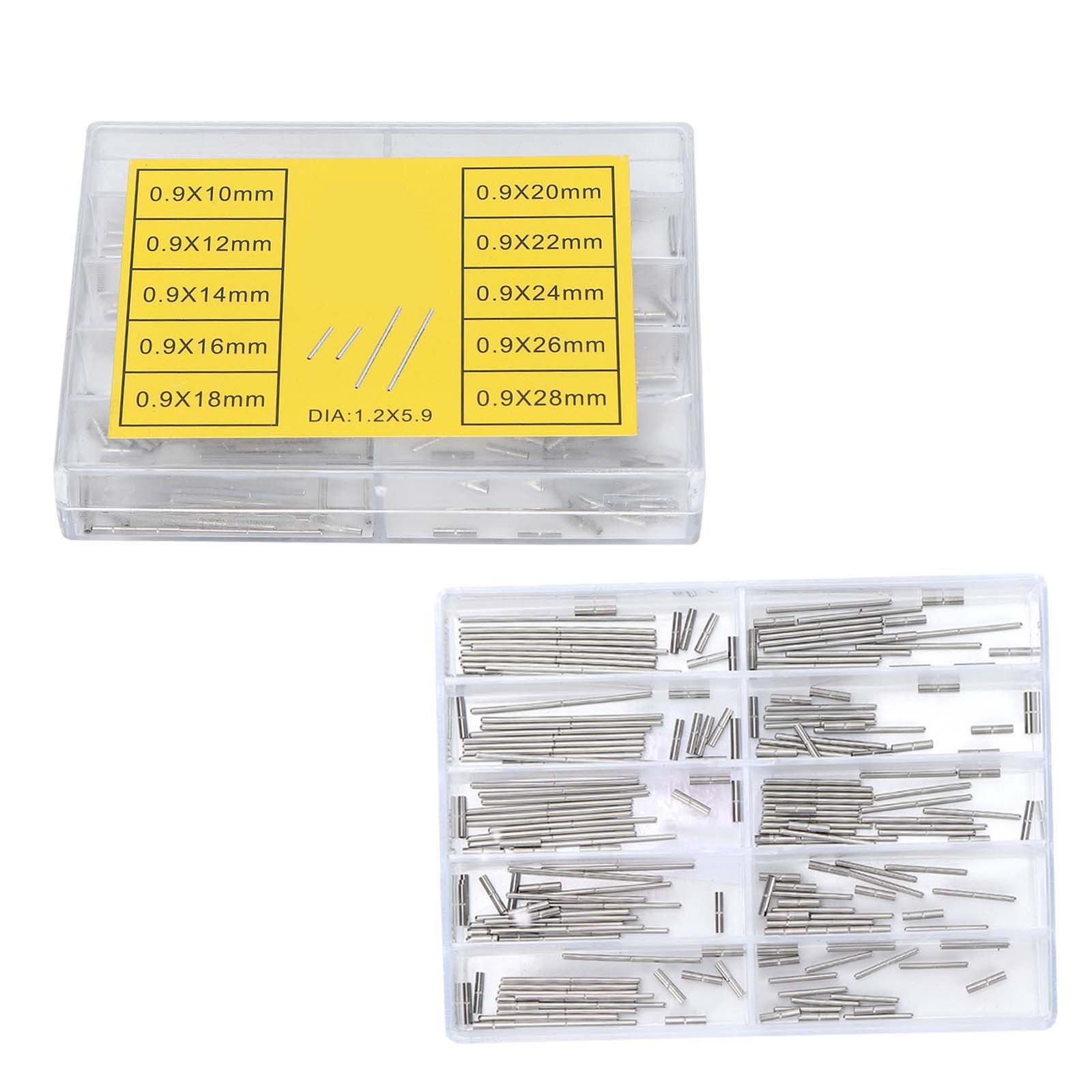 100Pcs Watch Tube Bar Alloy Watchband Strap Clasp Link Pin Connecting Shaft