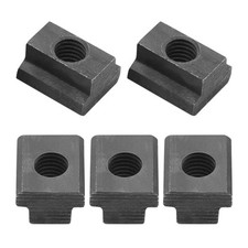 Cionyce 5 PCS M10 T-Slot Nut, Black Oxide 10mm/ 3/8" x 6mm/ 0.24",