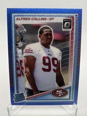 2025 Donruss #355 Alfred Collins Optic Rated Rookies Preview Blue Scope