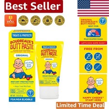 Thick Protective Diaper Rash Ointment for Baby - 2oz Dermatologist Approved
