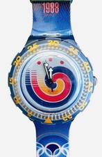 Vintage Swatch Watch SEOUL 1988 SDZ100 Olympic Specials Scuba Divers Swiss Made