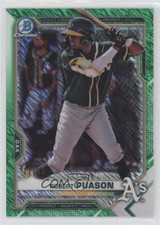 2021 Bowman Chrome Prospects Green Shimmer Refractor 11/99 Robert Puason 0jv9