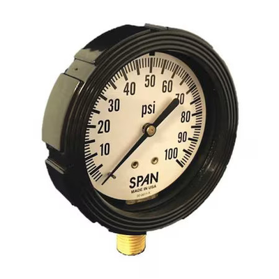 #ad #ad Span Lfs 220 30Vac G Industrial Pressure Gauge 30 To 0 Psi 2 1 2 In Dial 1 4 $31.69