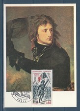 carte  1er jour  Napoléon Bonaparte au pont d' Arcole  75 Paris  1972