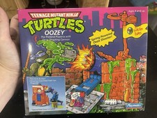 Vintage 1990 Playmates TMNT Oozey Teenage Mutant Ninja Turtles Sealed complete