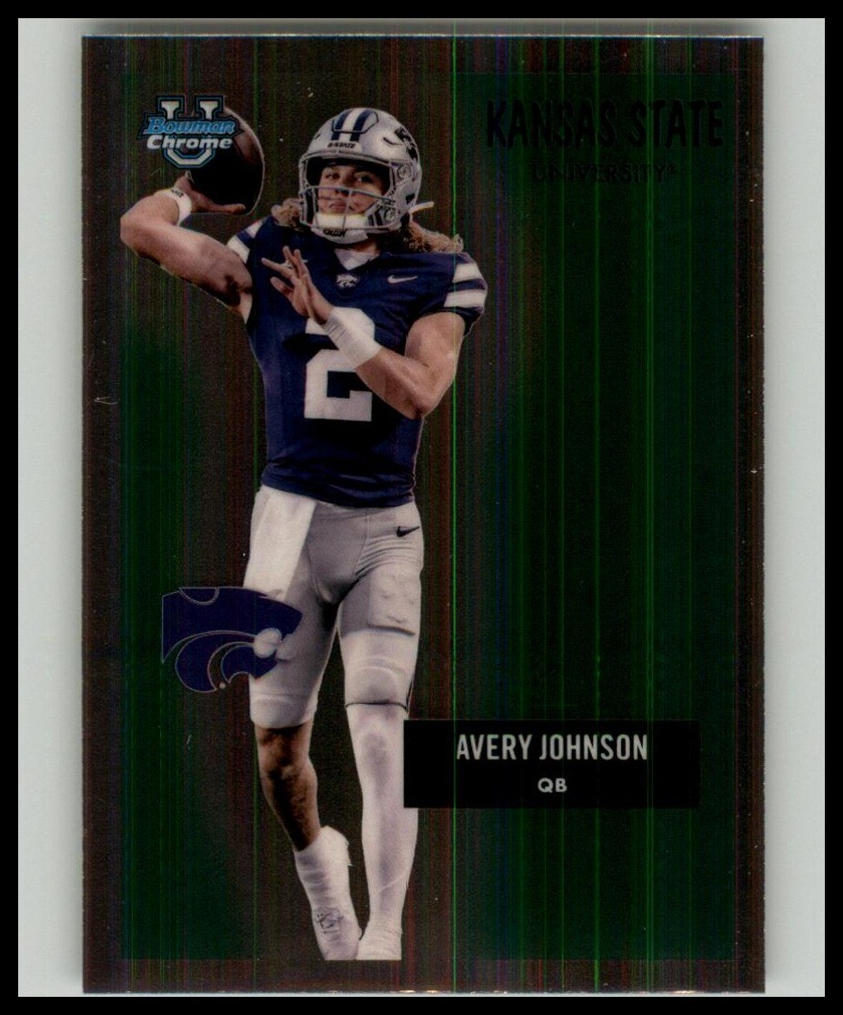 2025 Bowman University Chrome #55AV-1 Avery Johnson 1955 Bowman Football