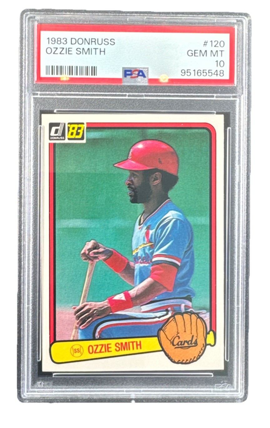 1983 DONRUSS #120 OZZIE SMITH CARDINALS HOF PSA 10