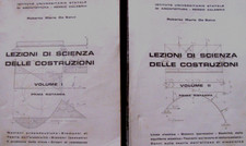 De Salvo LEZIONI DI SCIENZA DELLE COSTRUZIONI 2 volumi Università Reggio C. 1971