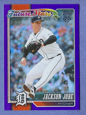 2026 Topps Jackson Jobe Purple Rainbow Foil Future Stars #d/250 Detroit Tigers