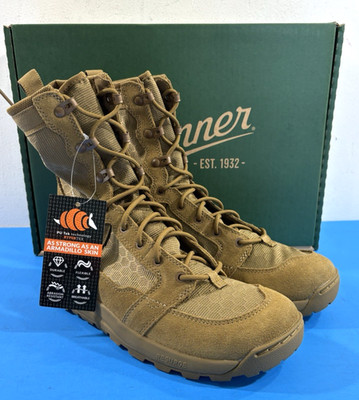 NIB 8.5 D MENS DANNER 50110 RESURGENT 8'' HOT WEATHER BOOTS COYOTE 8.5 D