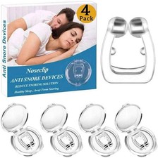 Anti Snore Magnetic Silicone Fit Nose Clip Stop Snoring Apnea Aid Device Stopper
