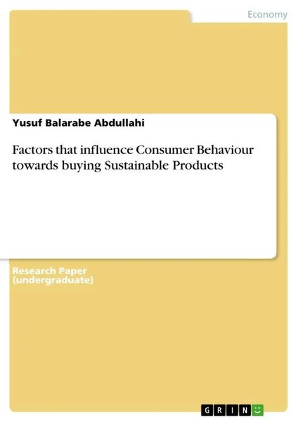 Factors That Influence Consumer Behaviour Towards Buying Sustainable Products-image