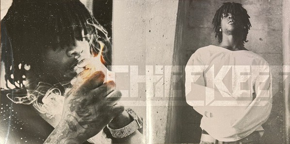 Chief Keef FINALLY RICH 2xLP Color Vinyl Album Black Gold & White