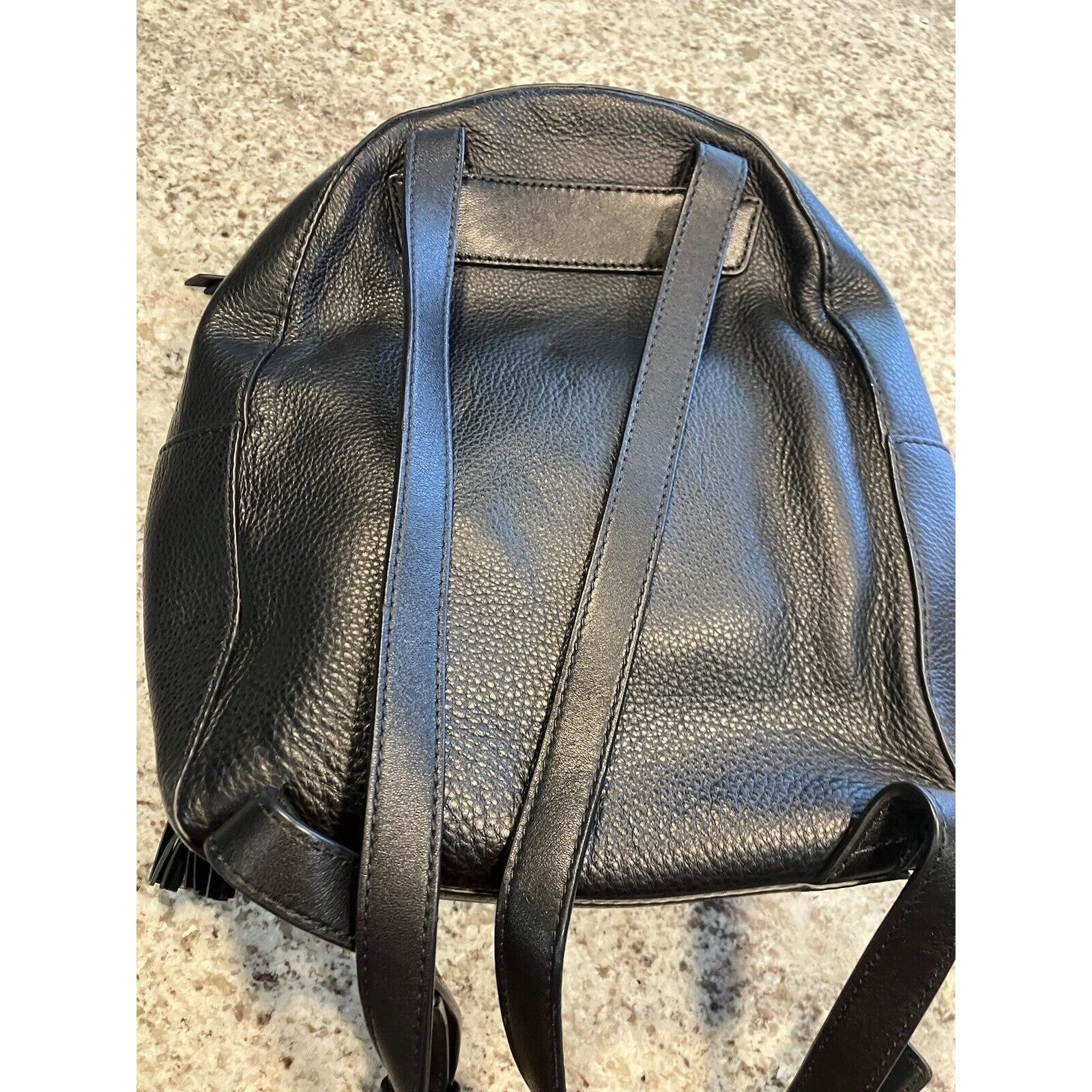 ZAINO KATE SPADE NICOLE LARCHMONT AVE IN PELLE NERA BORSA SCUOLA VIAGGIO