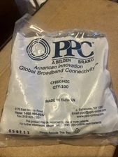 100 PPC CF81GHZC BARRELS RG6 FEMALE SPLICE COAX CABLE Connectorz CF81GHZC