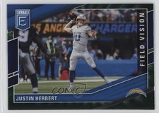 2022 Panini Donruss Elite Field Vision Green Justin Herbert #FV2 0a8d