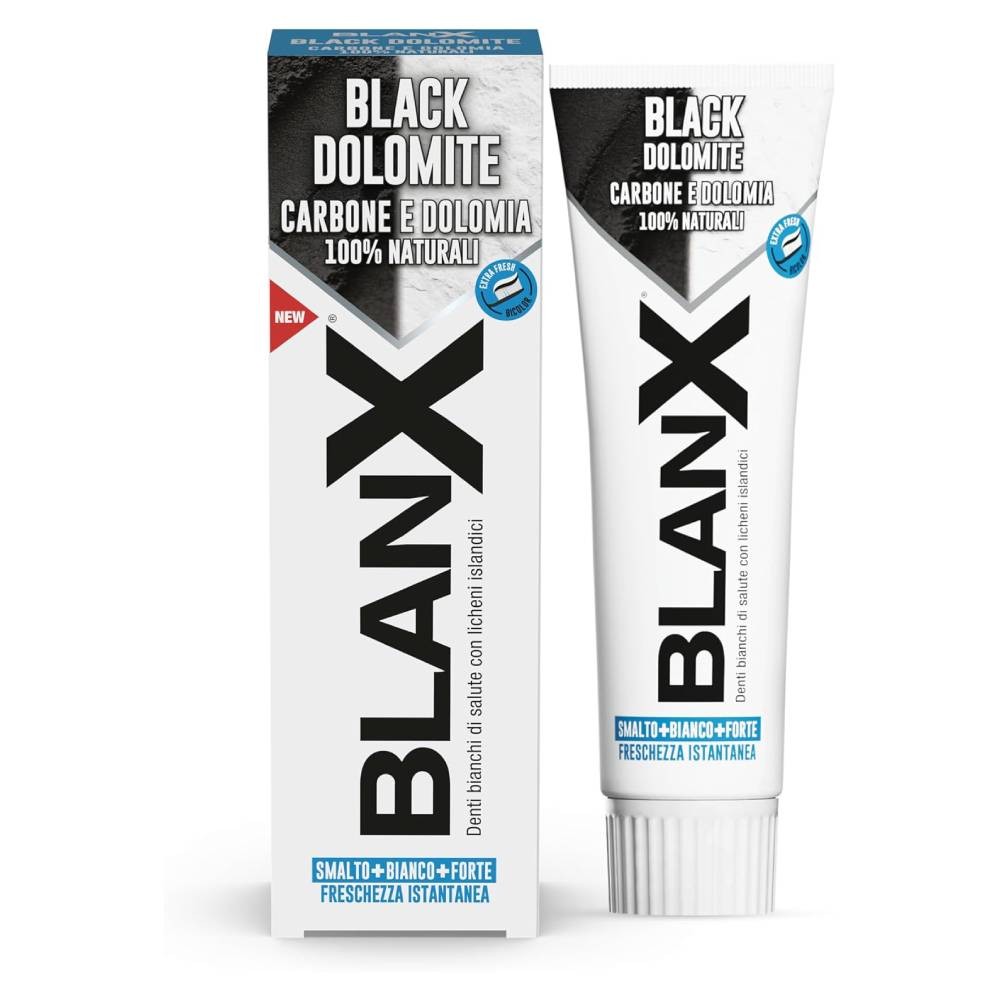 BlanX Black Dolomite Carbone e Dolomia Dentifricio Sbiancante 75ml
