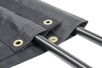 Mytee Products 7' X 18' Dump Truck Vinyl Coated Mesh Tarps Cover with 5 Inch 18O